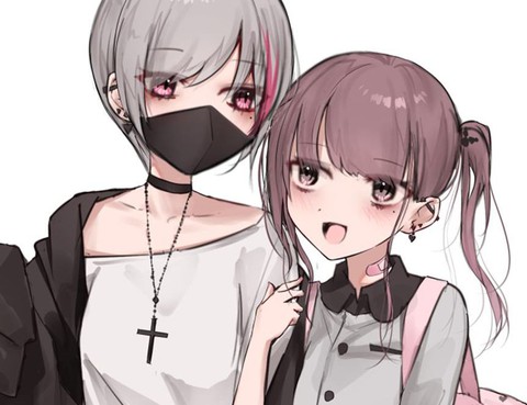 晚上立場逆轉的百合情侶