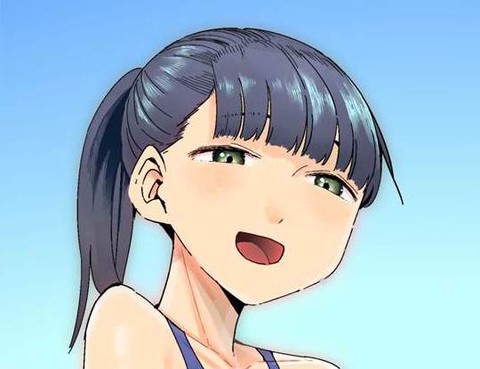 大的小的普通的女孩
